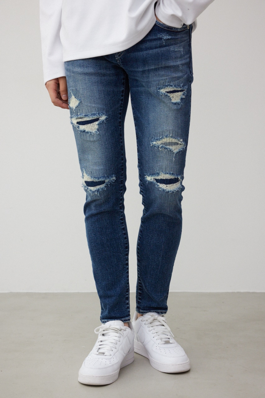 AZUL DENIM リペアスキニー｜MEN｜251HAS12-004K｜AZUL BY MOUSSY