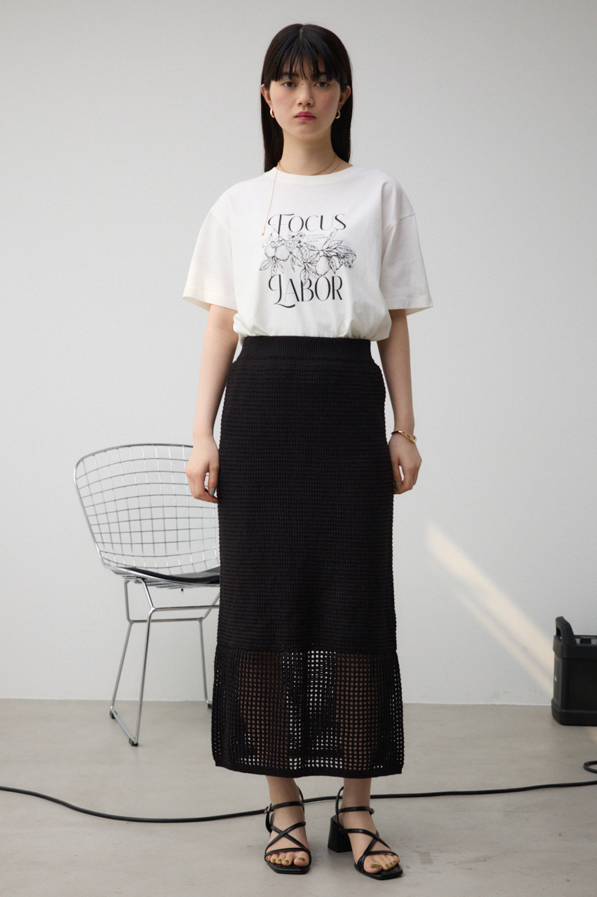 クロシェニットスカート｜WOMEN｜250HSM71-271C｜AZUL BY MOUSSY