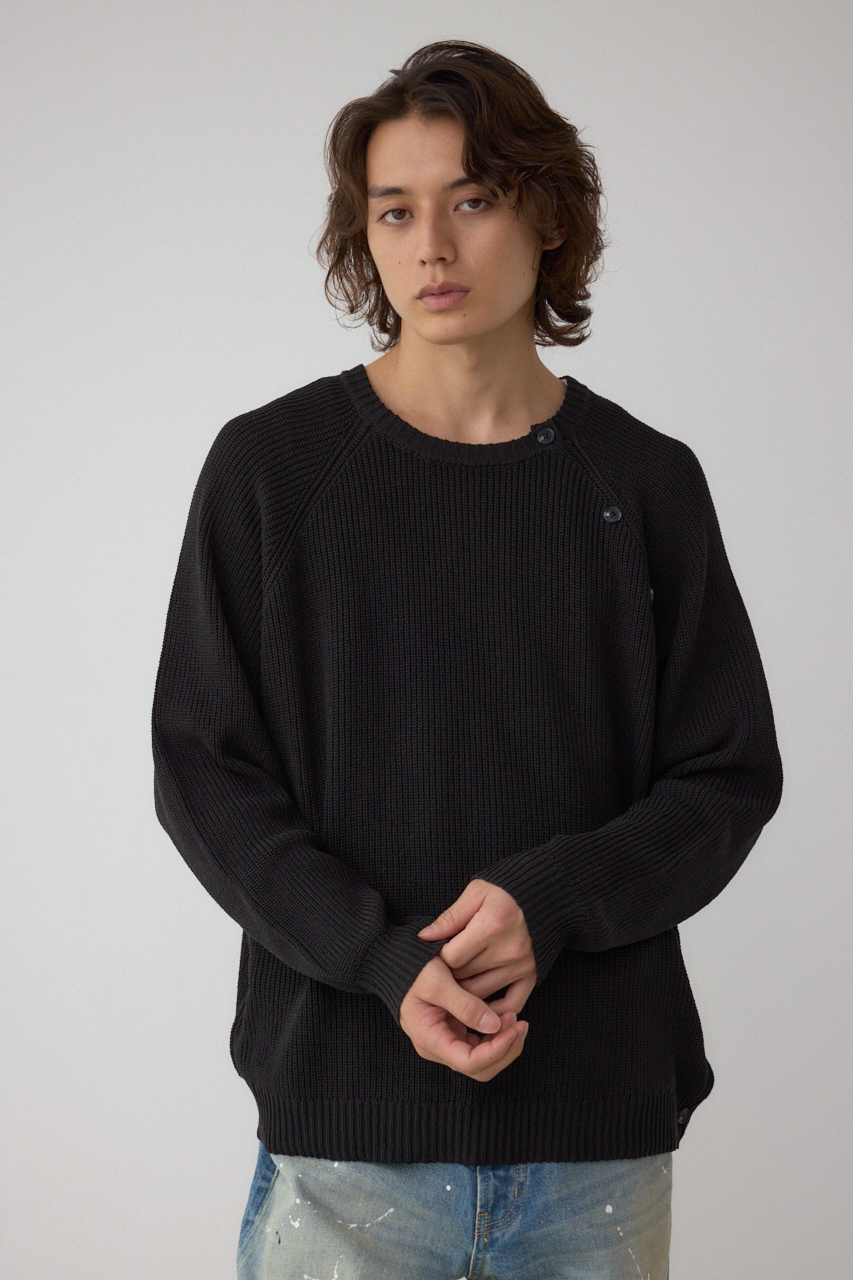 ショルダーボタンニットトップス｜MEN｜251IAB70-1271｜AZUL BY MOUSSY