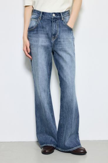 AZUL DENIM センタープレスフレアデニムロング丈｜WOMEN｜250JSR12
