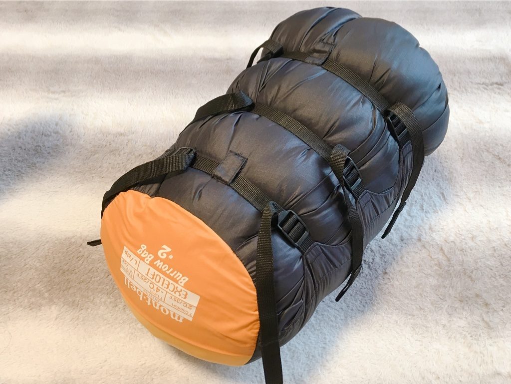 mont-bell Burrow Bag #2 2個セット 連結可能 シュラフ モンベル