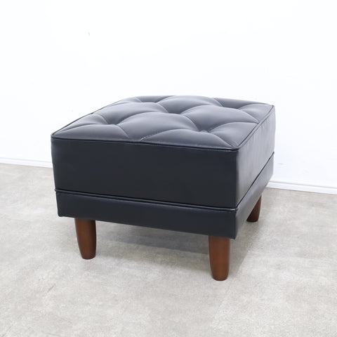 オールド カリモク オットマン スツール スタンダード ブラック