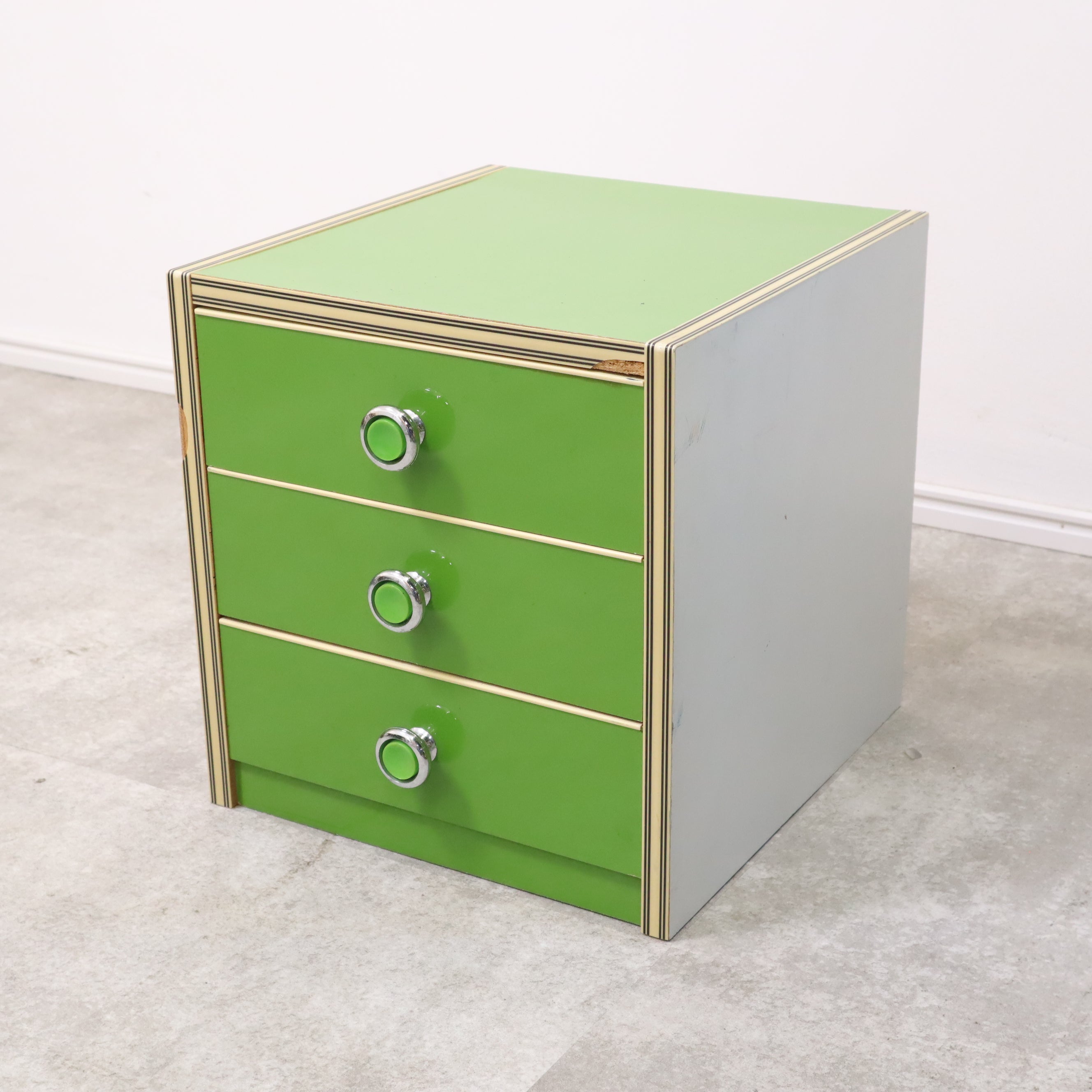 レトロポップ チェスト 昭和家具 古民家 引出し 希少 美品 シェルフ