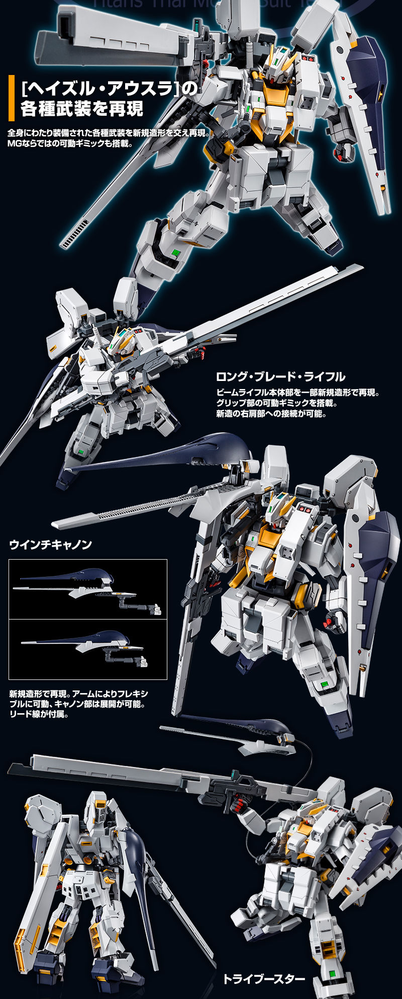 MG 1/100 ガンダムTR-1［ヘイズル・アウスラ］／拡張セット