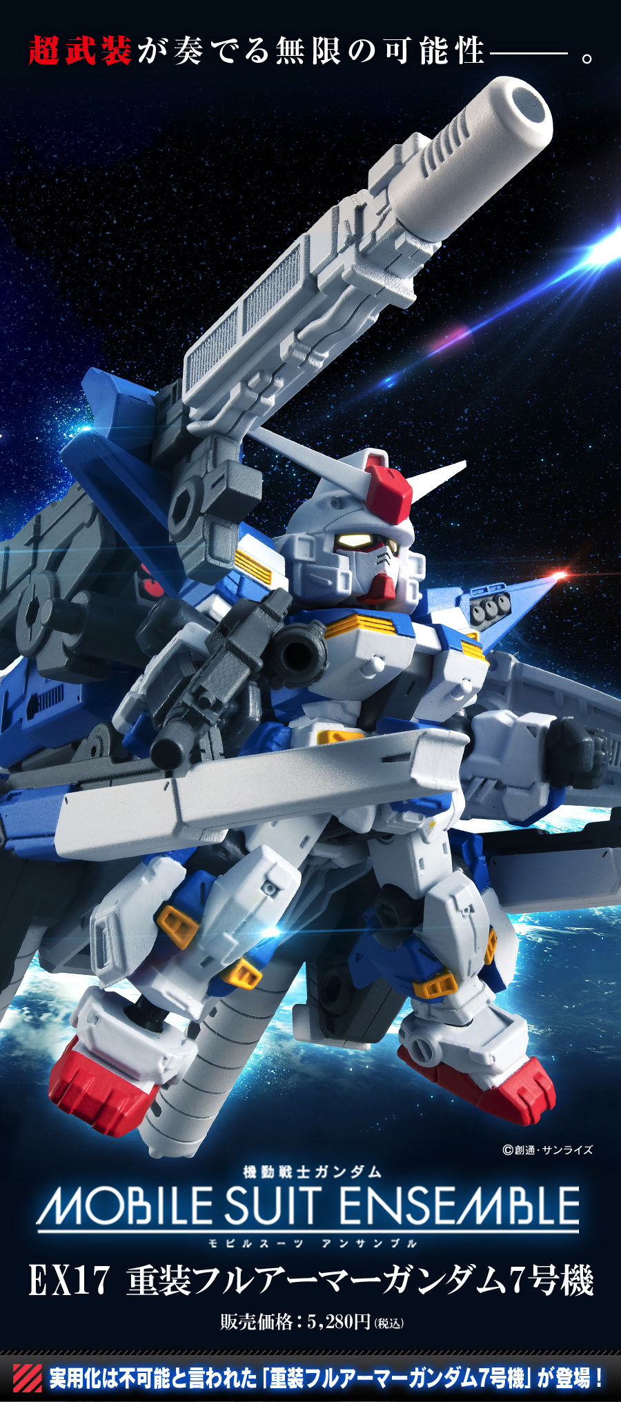 機動戦士ガンダム MOBILE SUIT ENSEMBLE EX17 重装フルアーマー