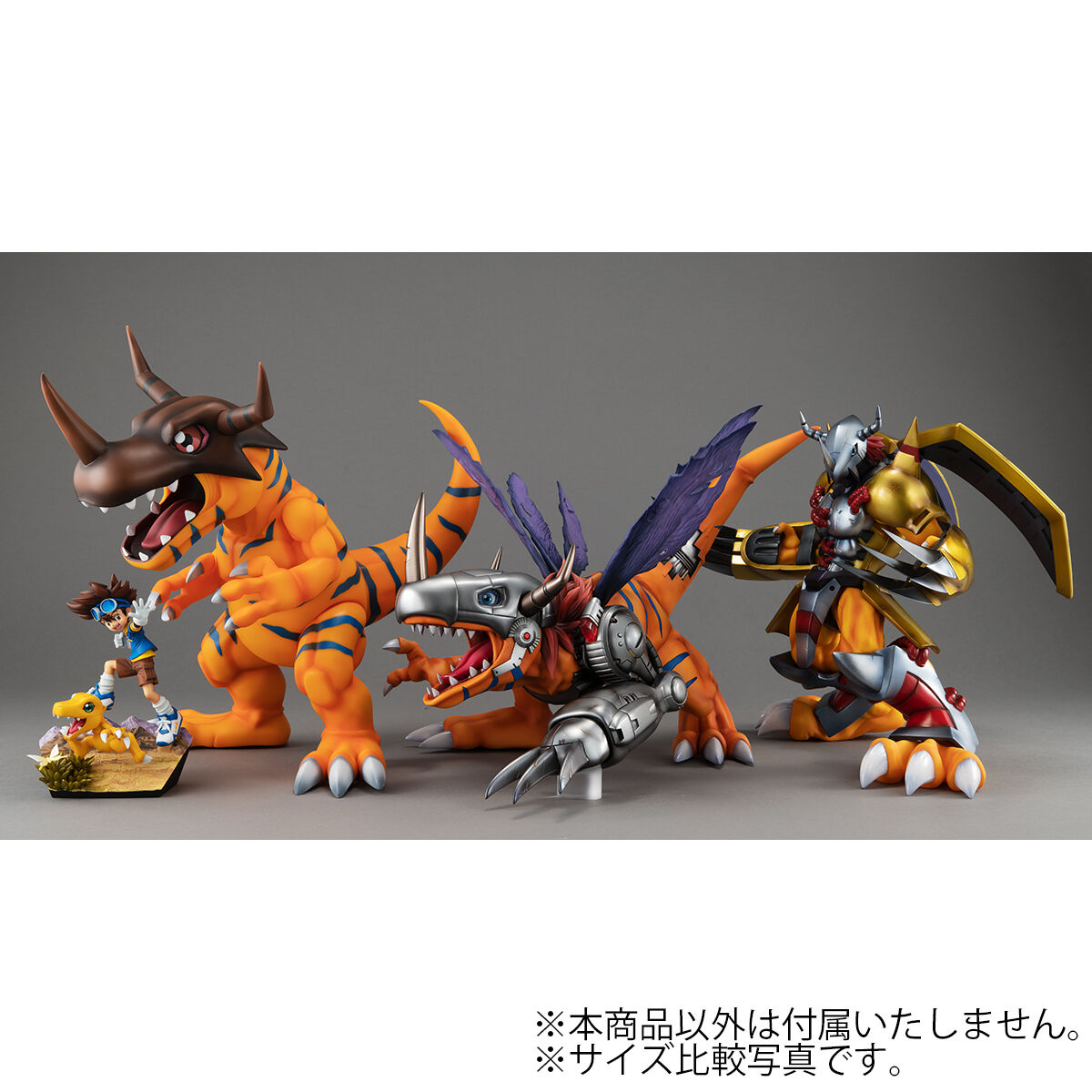 G.E.M.シリーズ デジモンアドベンチャー グレイモン＆八神太一 【再販