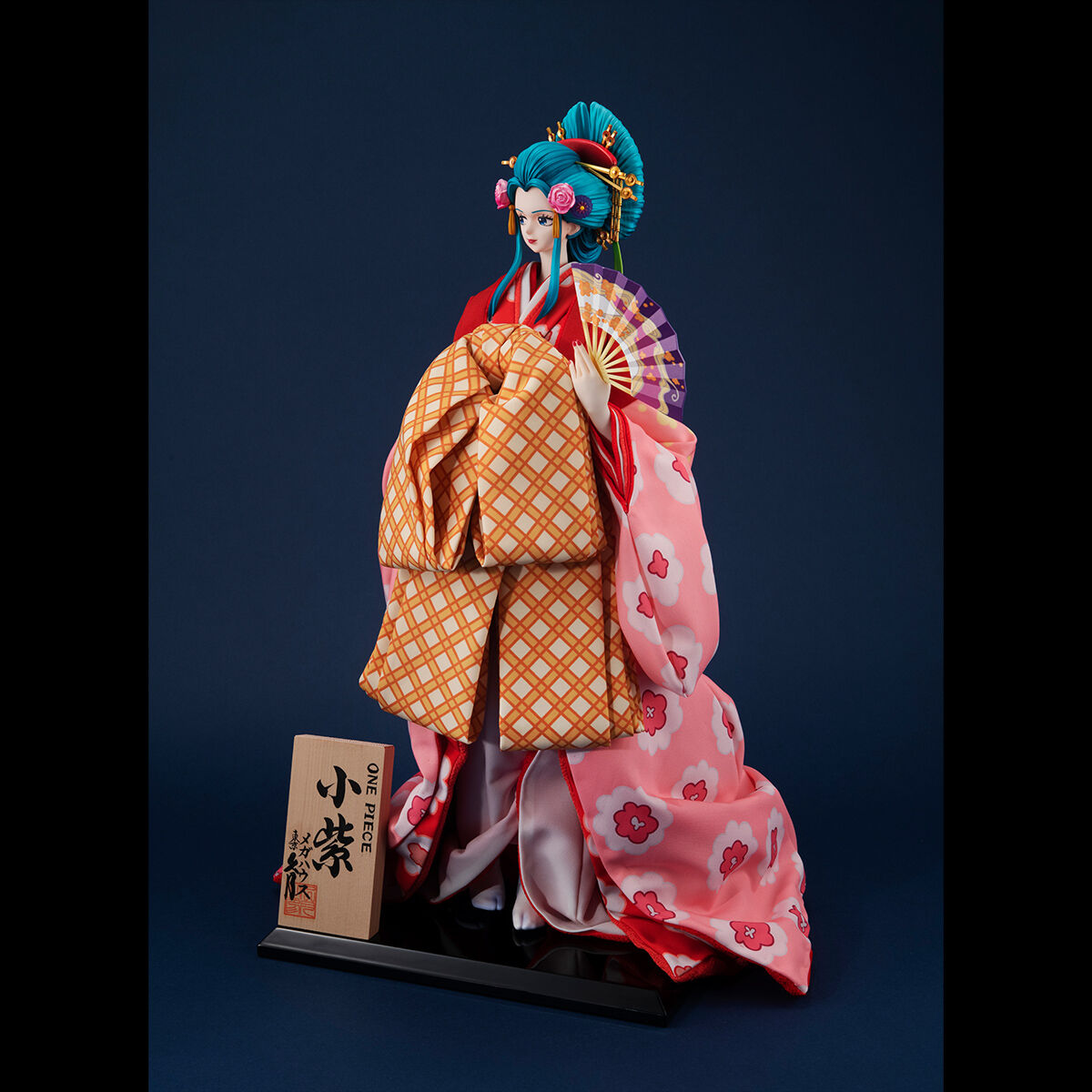 特別抽選販売】久月×MegaHouse 日本人形 ONE PIECE 小紫 【専用ガラス