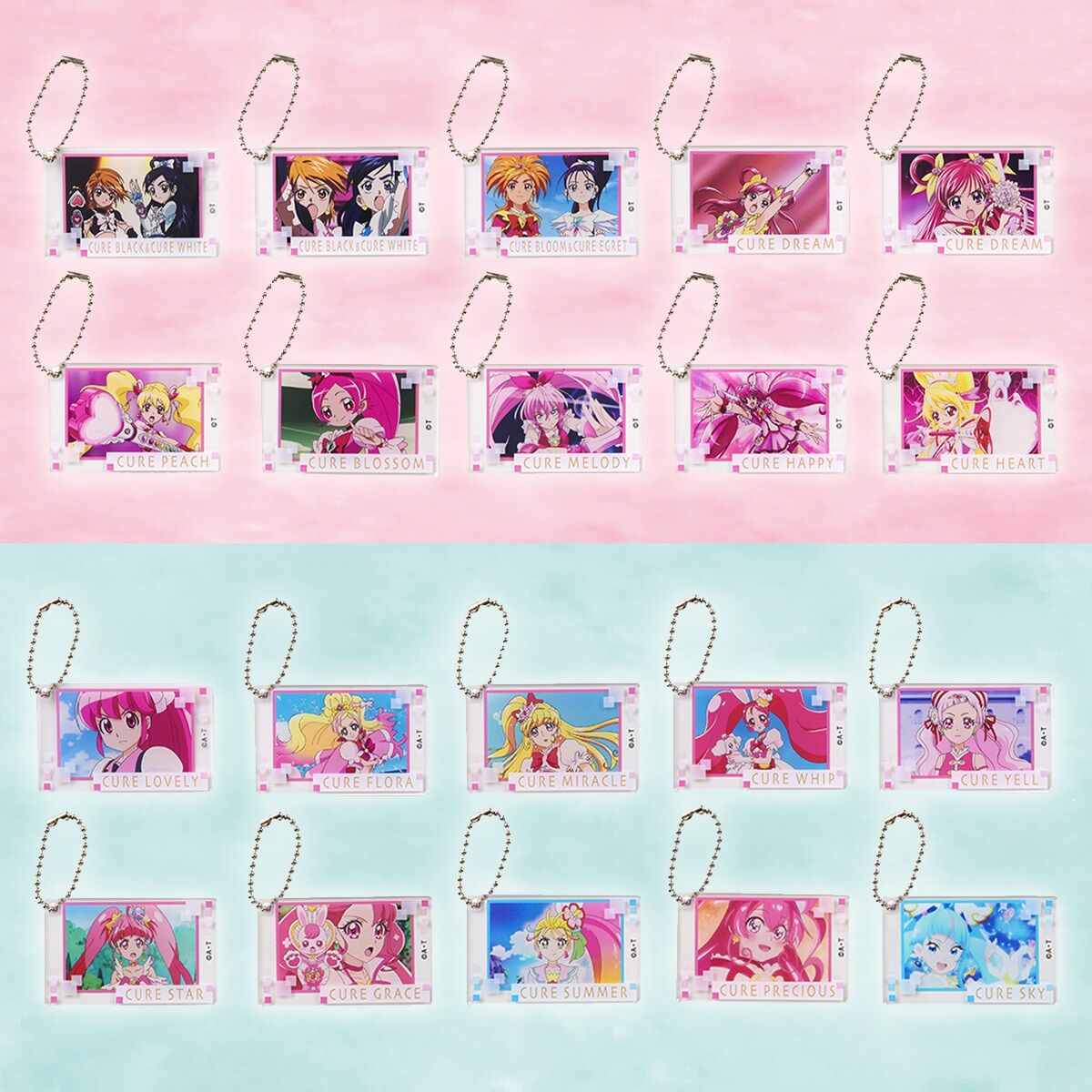 プリキュアオールスターズ デコフレアクリルキーホルダー（A BOX／B