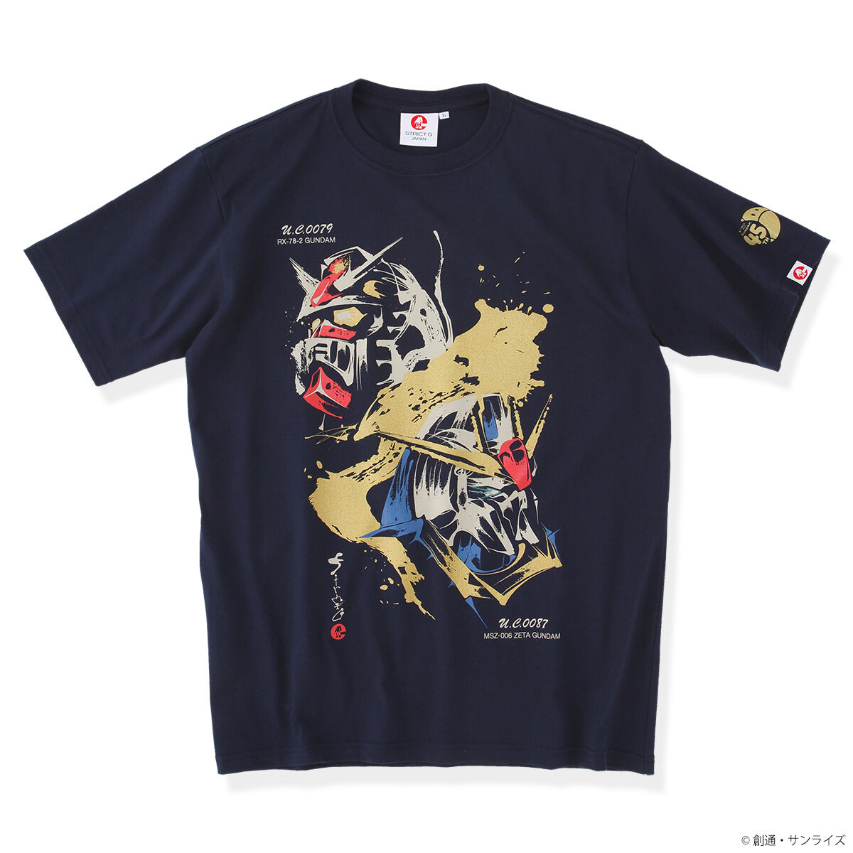 STRICT-G JAPAN ガンダムシリーズ45周年記念Tシャツ ガンダム&Z