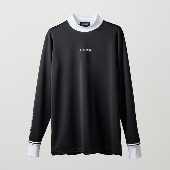 新品・タグ付き】人気 BANDEL メンズ モックネック 黒 ブラック M