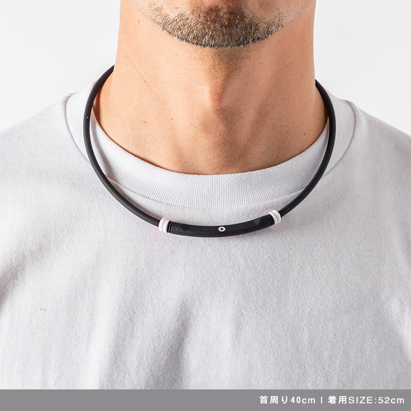 LITE SPORTS ライトスポーツ Black×White 磁気ネックレス – BANDEL