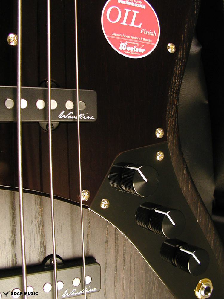 WOODLINE517 BGP/E BLK/OIL （5弦パッシブモデル） Bacchus