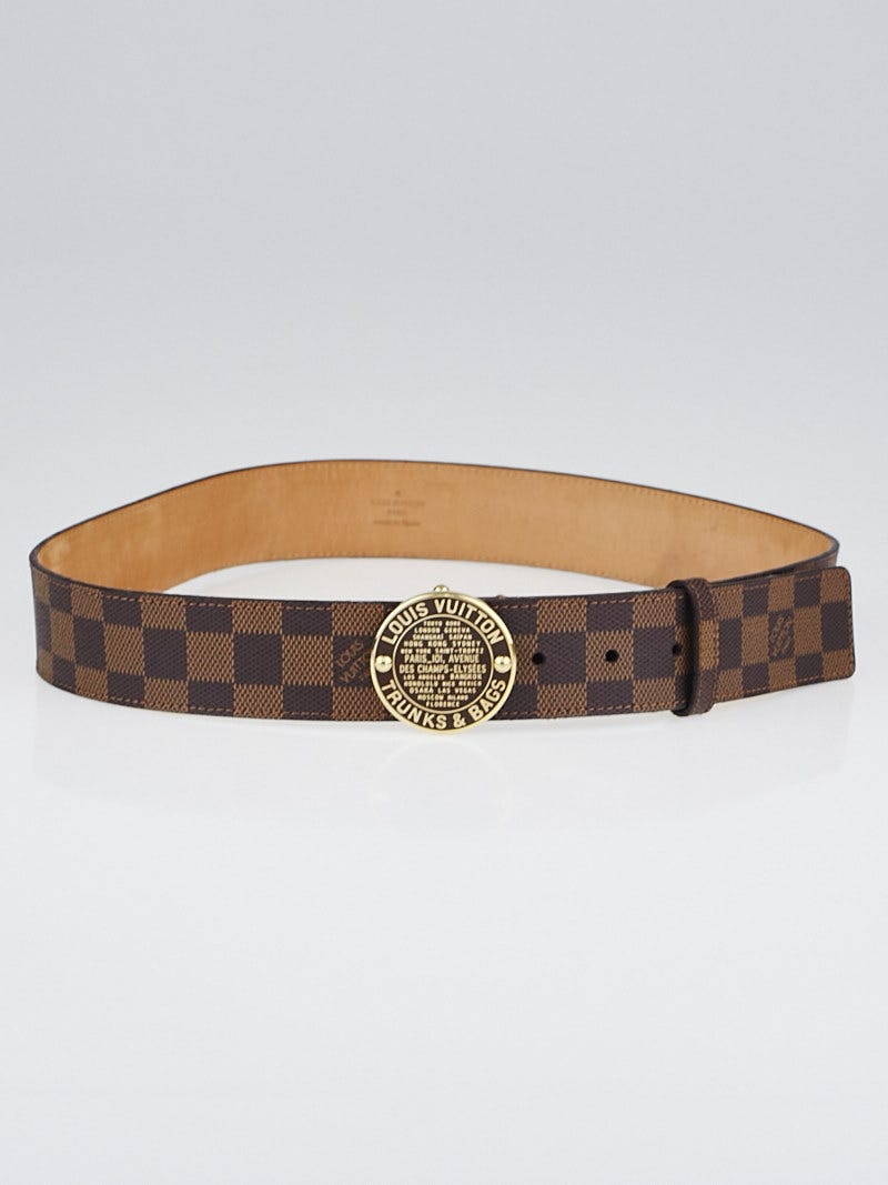 Louis Vuitton Damier Canvas Trunks and Bags Belt Size 90/36