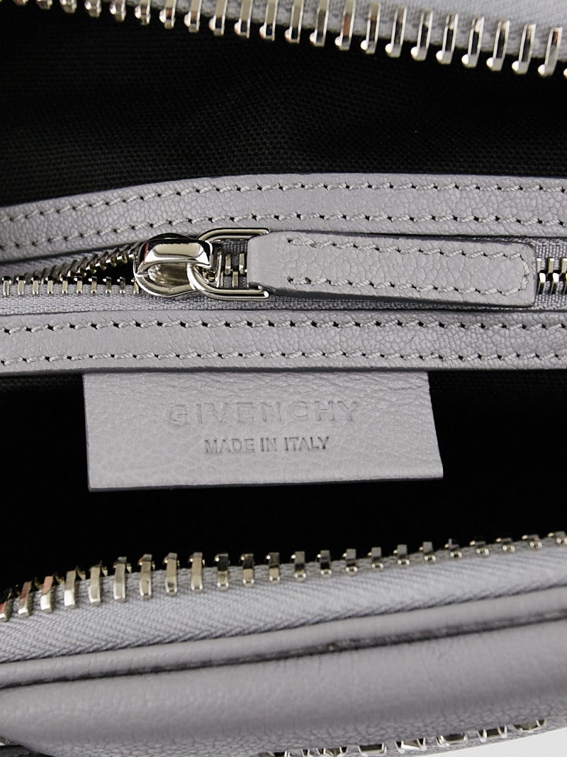 Givenchy Pearl Grey Sugar Goatskin Leather Small Antigona Bag