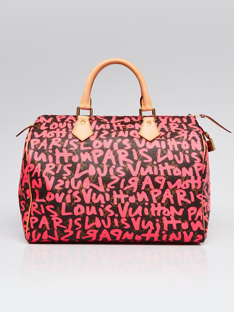 Louis Vuitton Limited Edition Fuchsia Graffiti Stephen Sprouse
