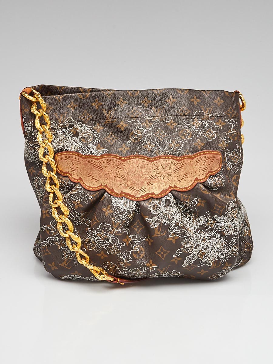 Louis Vuitton Limited Edition Silver Dentelle Fersen Bag | Yoogi's