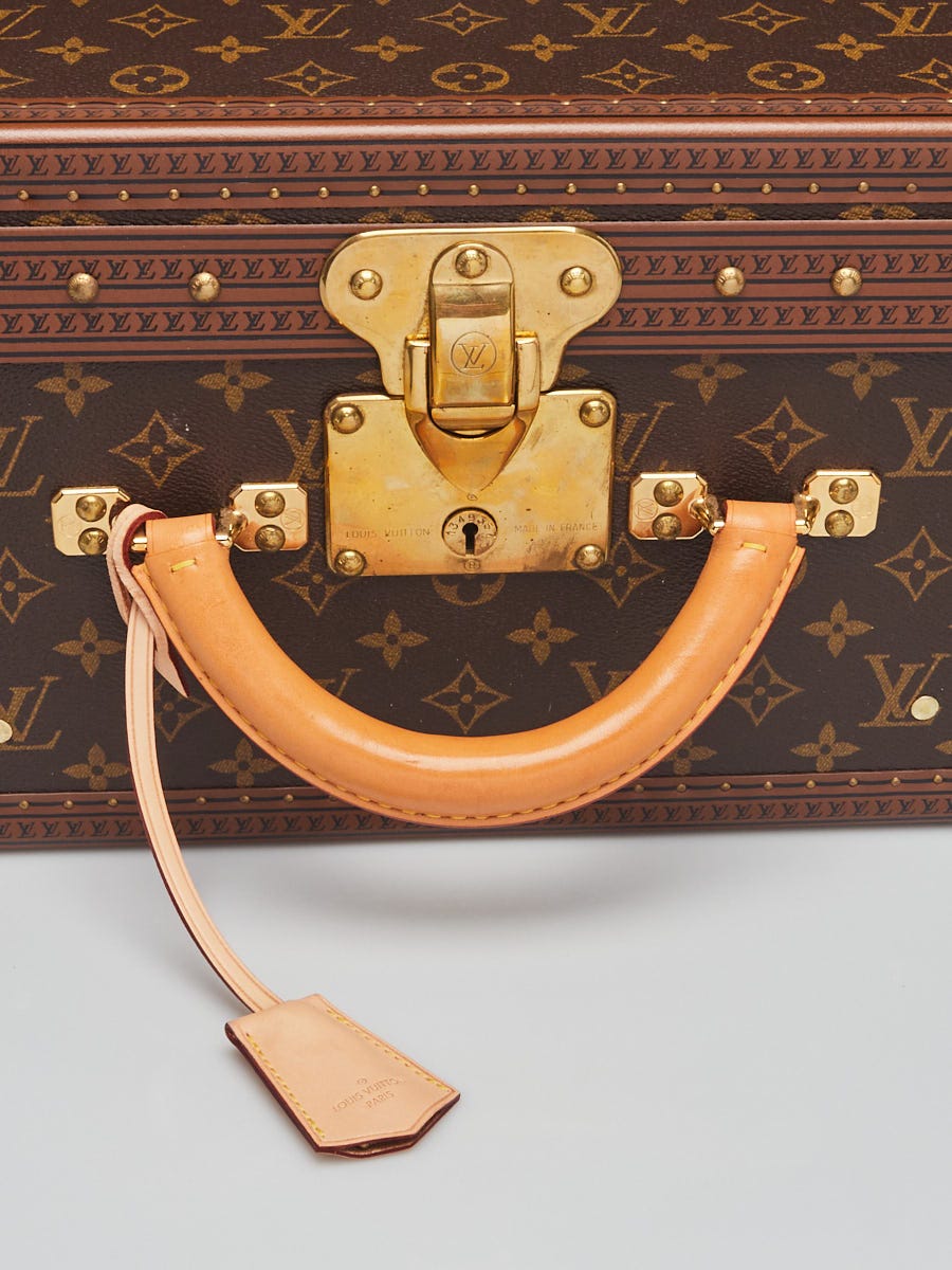 Louis Vuitton Vintage Monogram Canvas Alzer 55 Hardsided Trunk