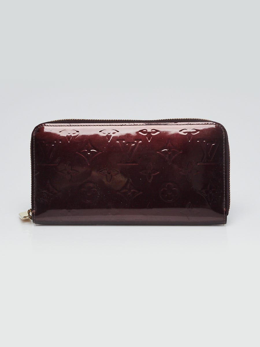 Louis Vuitton Amarante Monogram Vernis Zippy Wallet | Yoogi's Closet