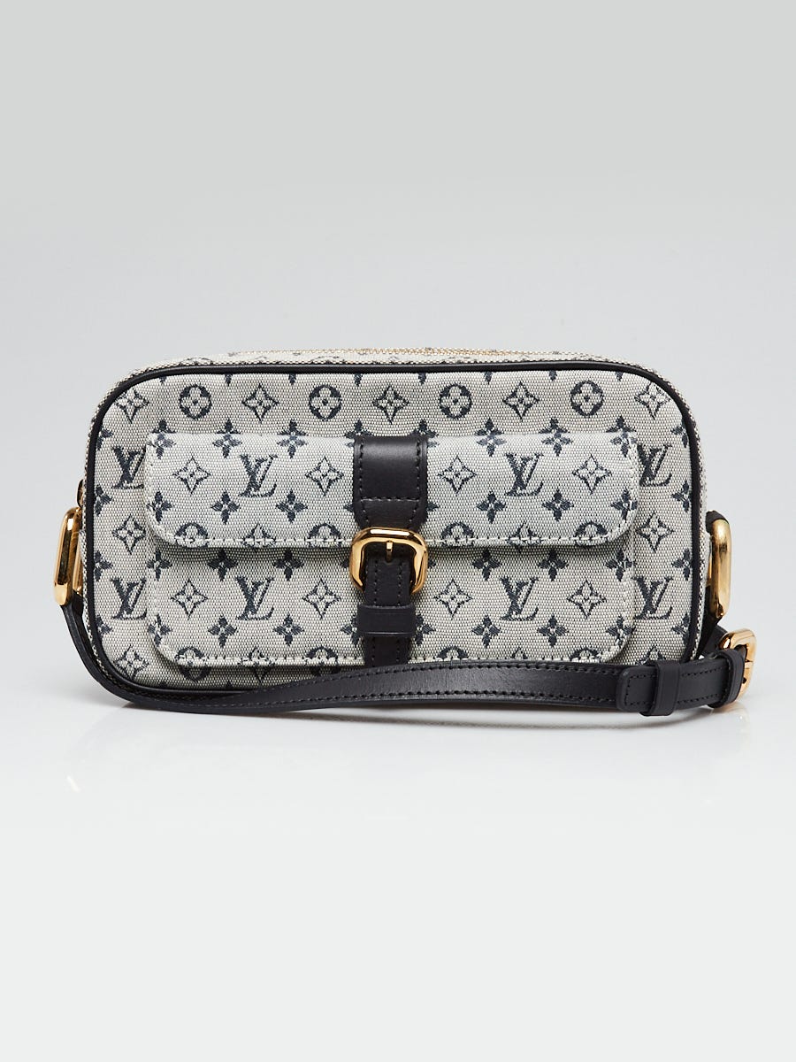 Louis Vuitton Blue Monogram Mini Lin Juliette Bag | Yoogi's Closet