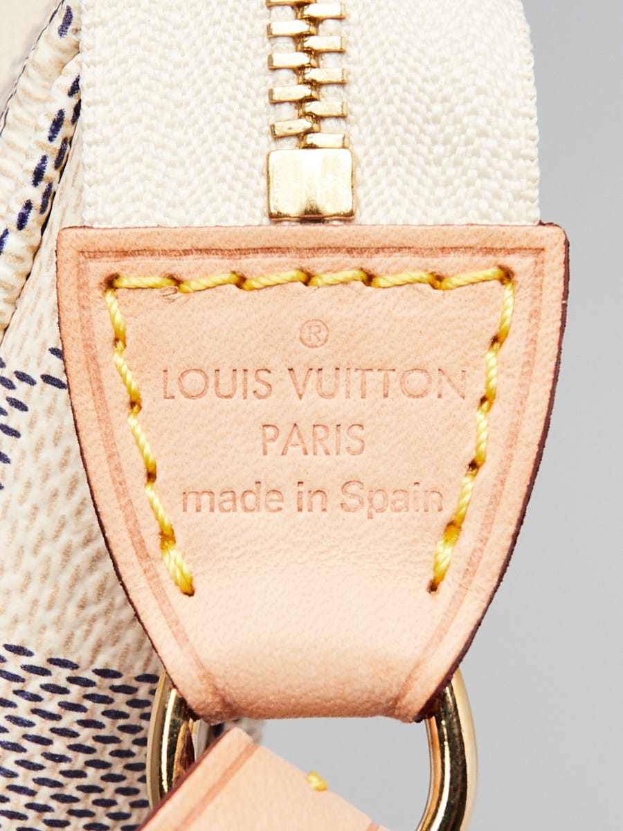 Louis Vuitton Damier Azur Canvas Pochette Accessories NM Bag