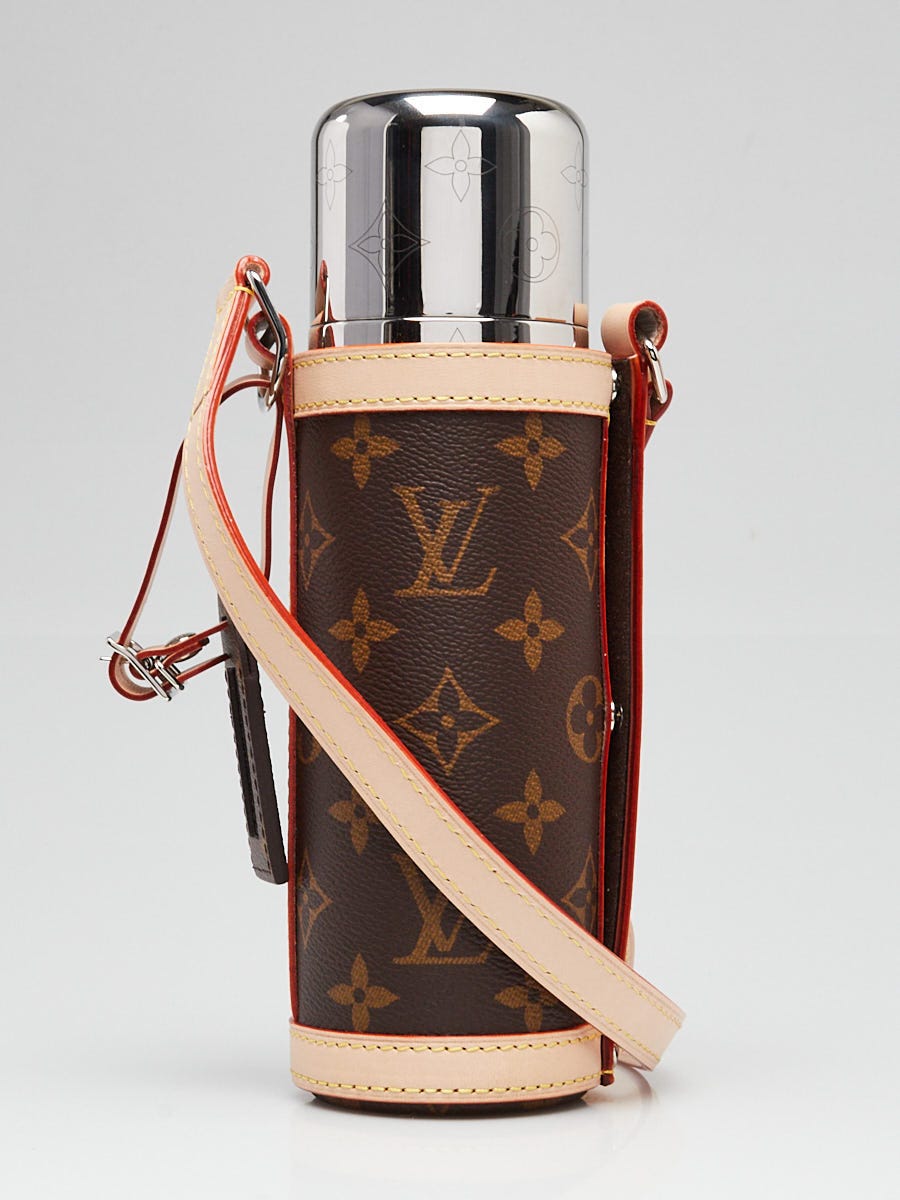 Louis Vuitton Monogram Canvas Flask Holder w/Strap | Yoogi's Closet