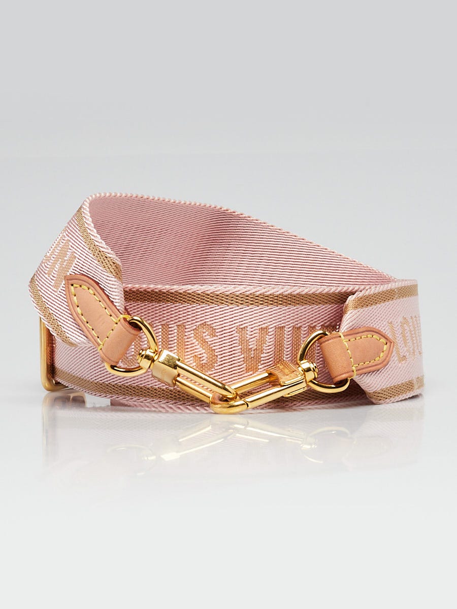 Louis Vuitton Rose Clair Nylon Multi Pochette Accessories Strap