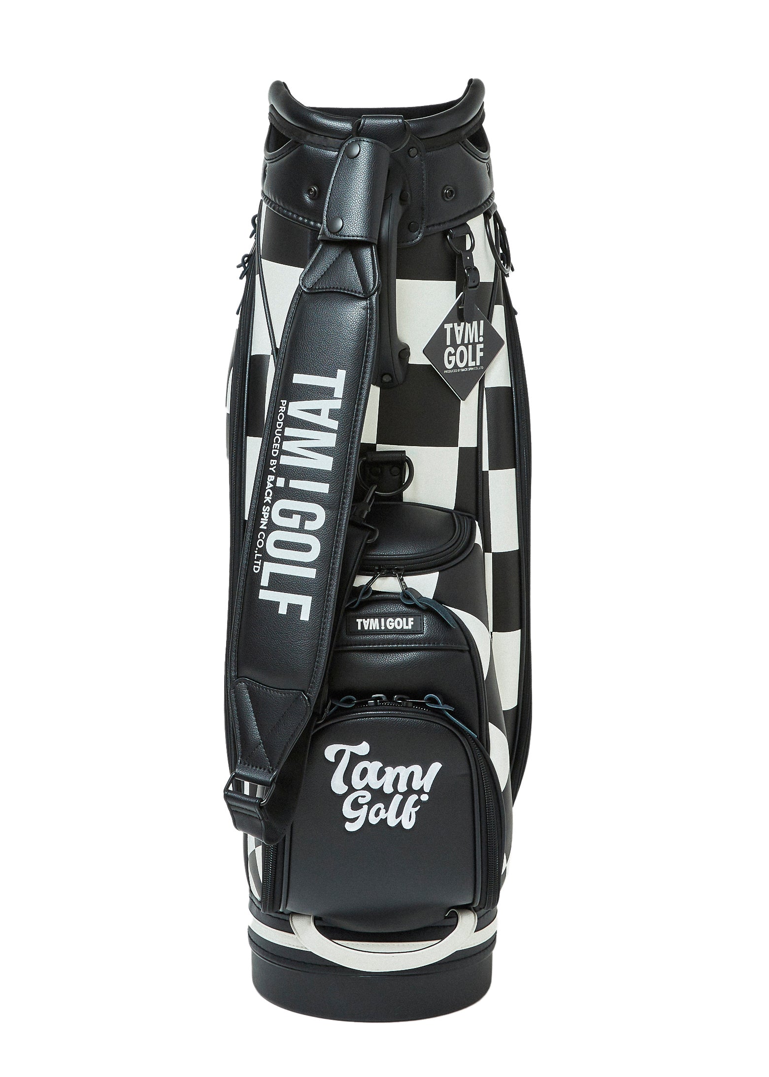再入荷！【TAM!GOLF】CHECKER CART TYPE CADDIE BAG(TGBD01C101