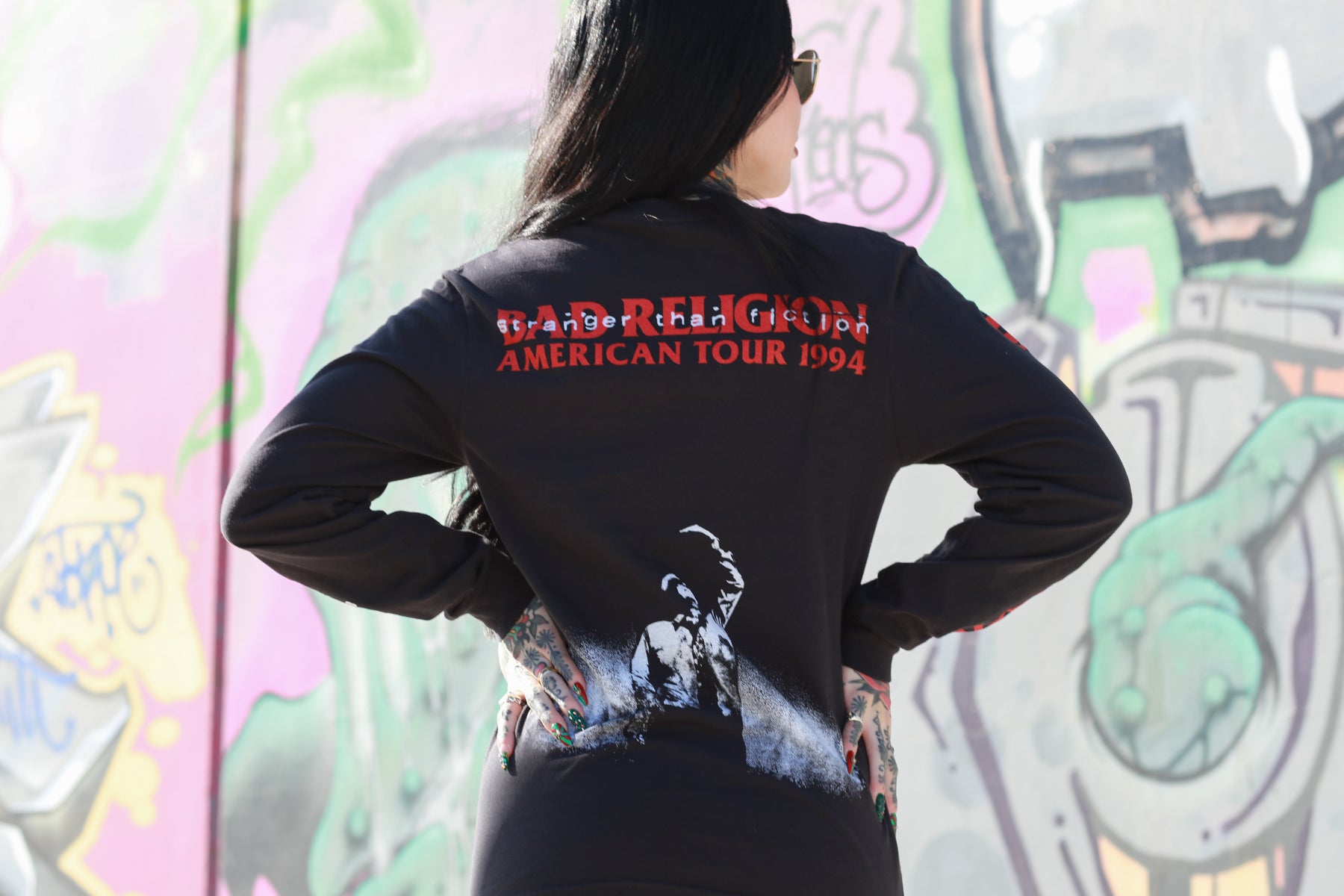 Stranger Than Fiction American Tour 1994 Long Sleeve (Black) – Bad