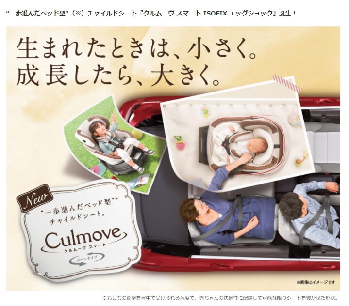 クルムーヴ スマート ISOFIX エッグショック JG-800 ネイビー №20909