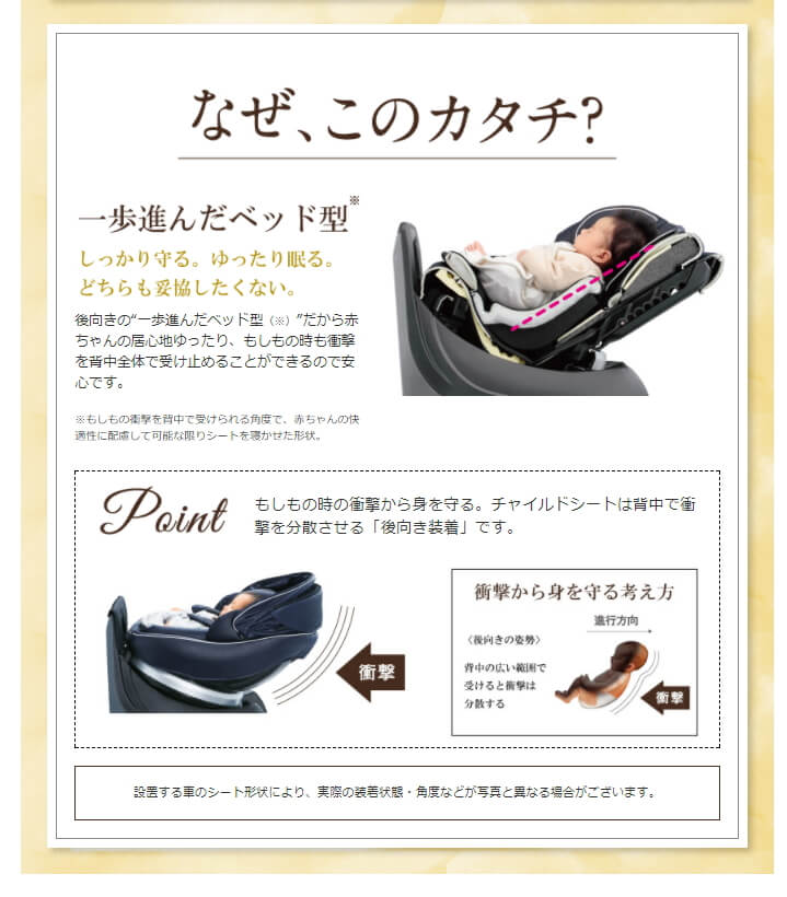 クルムーヴ スマート ISOFIX エッグショック JG-650 ブラウン №29035