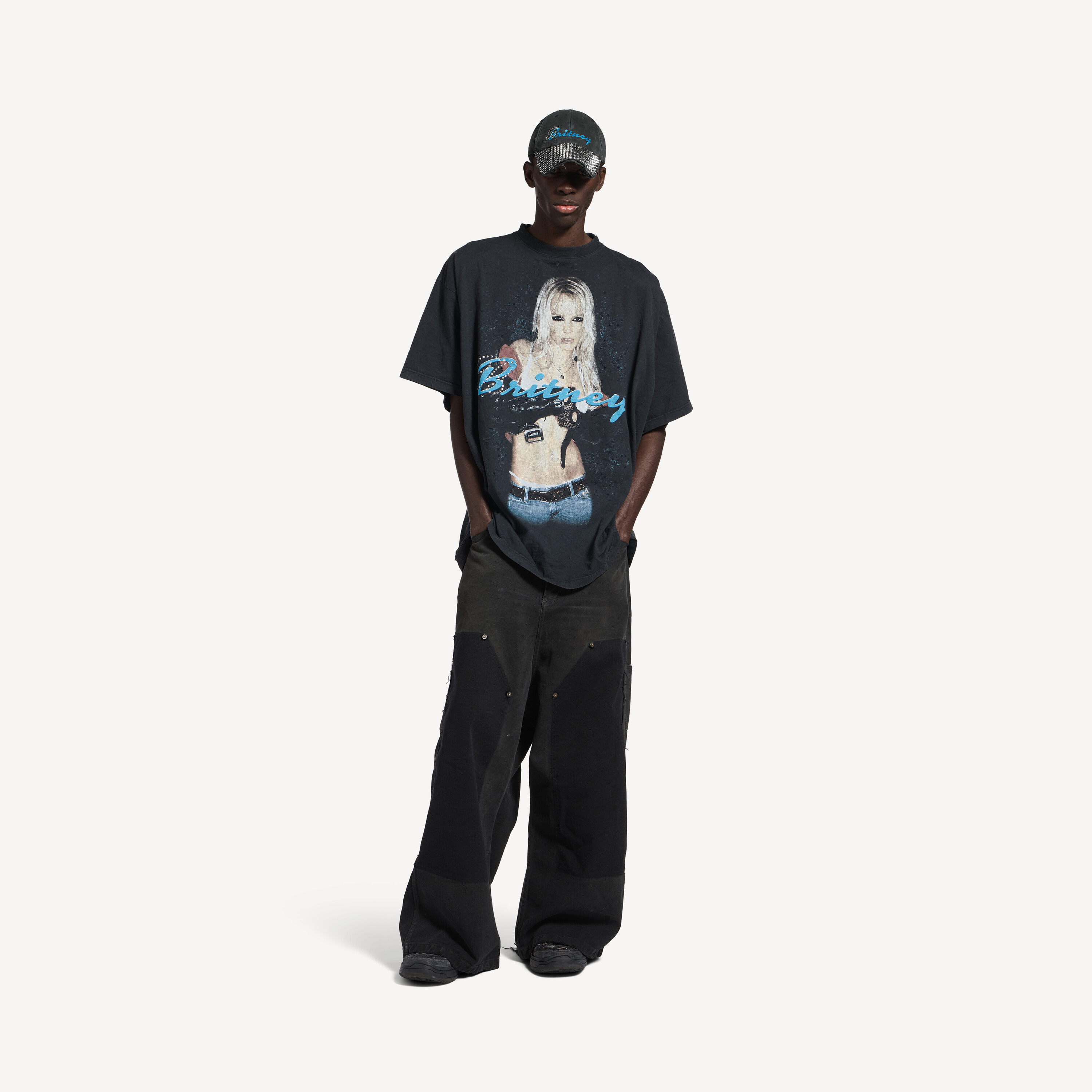 Balenciaga music | britney spears series oversized t-shirt