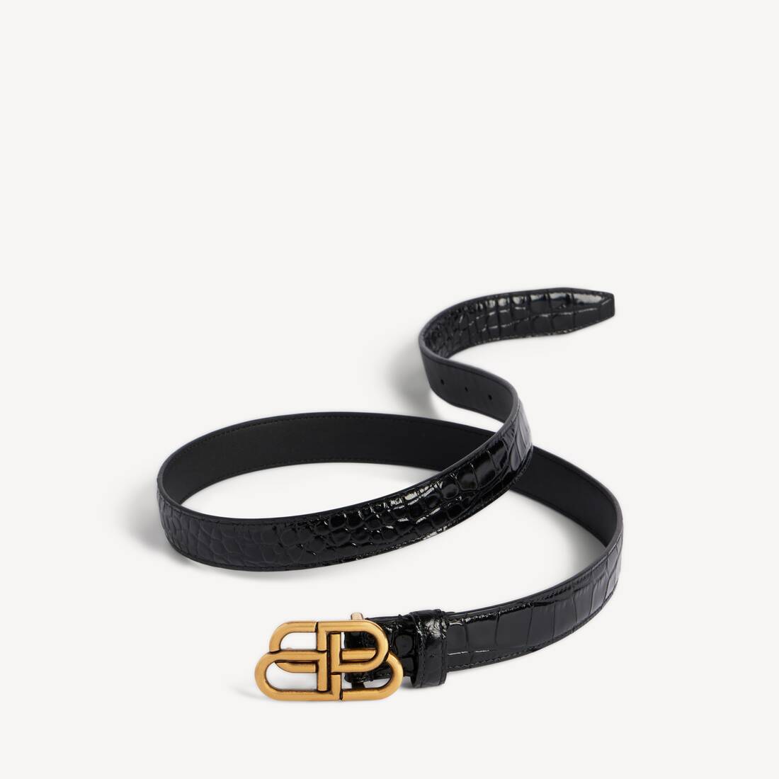 balenciagaベルト BALENCIAGA ブラック レザーベルト BALENCIAGA