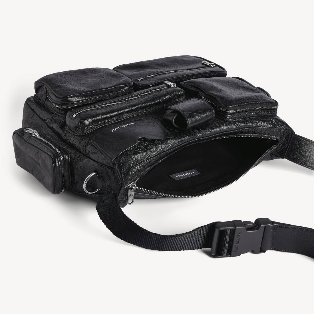 Men's Superbusy Messenger Bag in Black | Balenciaga US