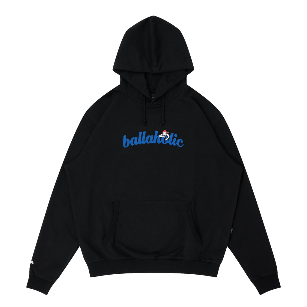 Logo Sweat Hoodie -PICK UP PLAYGROUND- (black/blue) – ballaholic