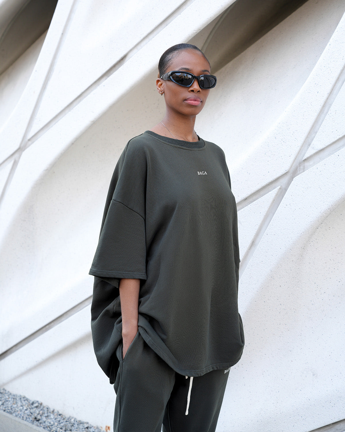 French Terry Oversized Shirt – bagalabel