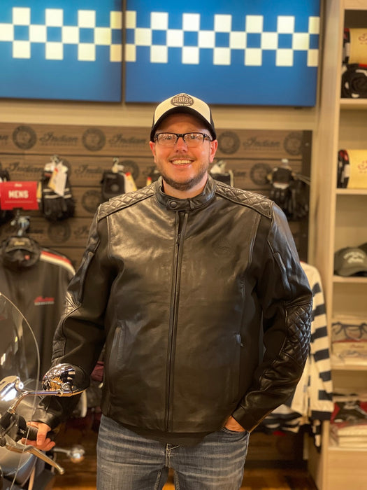 Indian Motorcycle Men's Lambeth Jacket, Black | 2833362 — Bair's