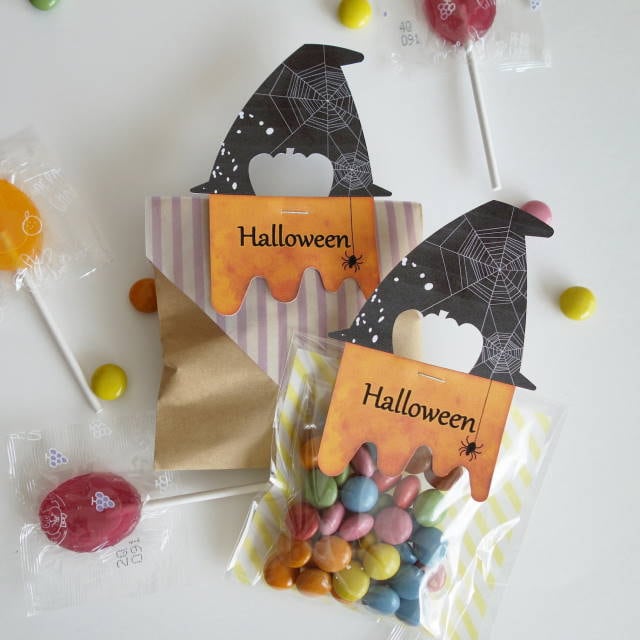 帽子が飛び出る！簡単ハロウィンラッピング♪ | 小さな箱屋 リトル