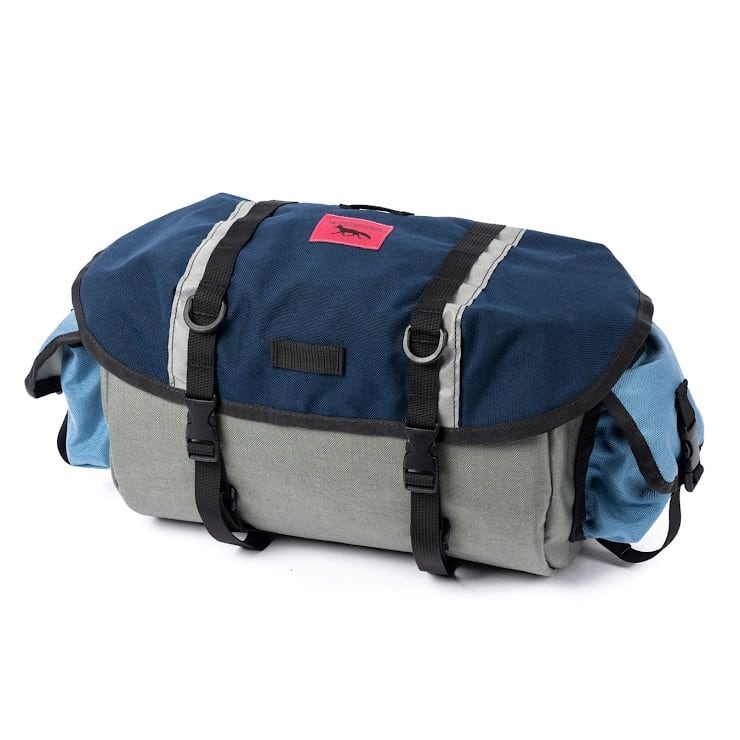SWIFT INDUSTRIES】ZEITGEIST SADDLE BAG (NAVY/PACIFIC BLUE/FOLIAGE