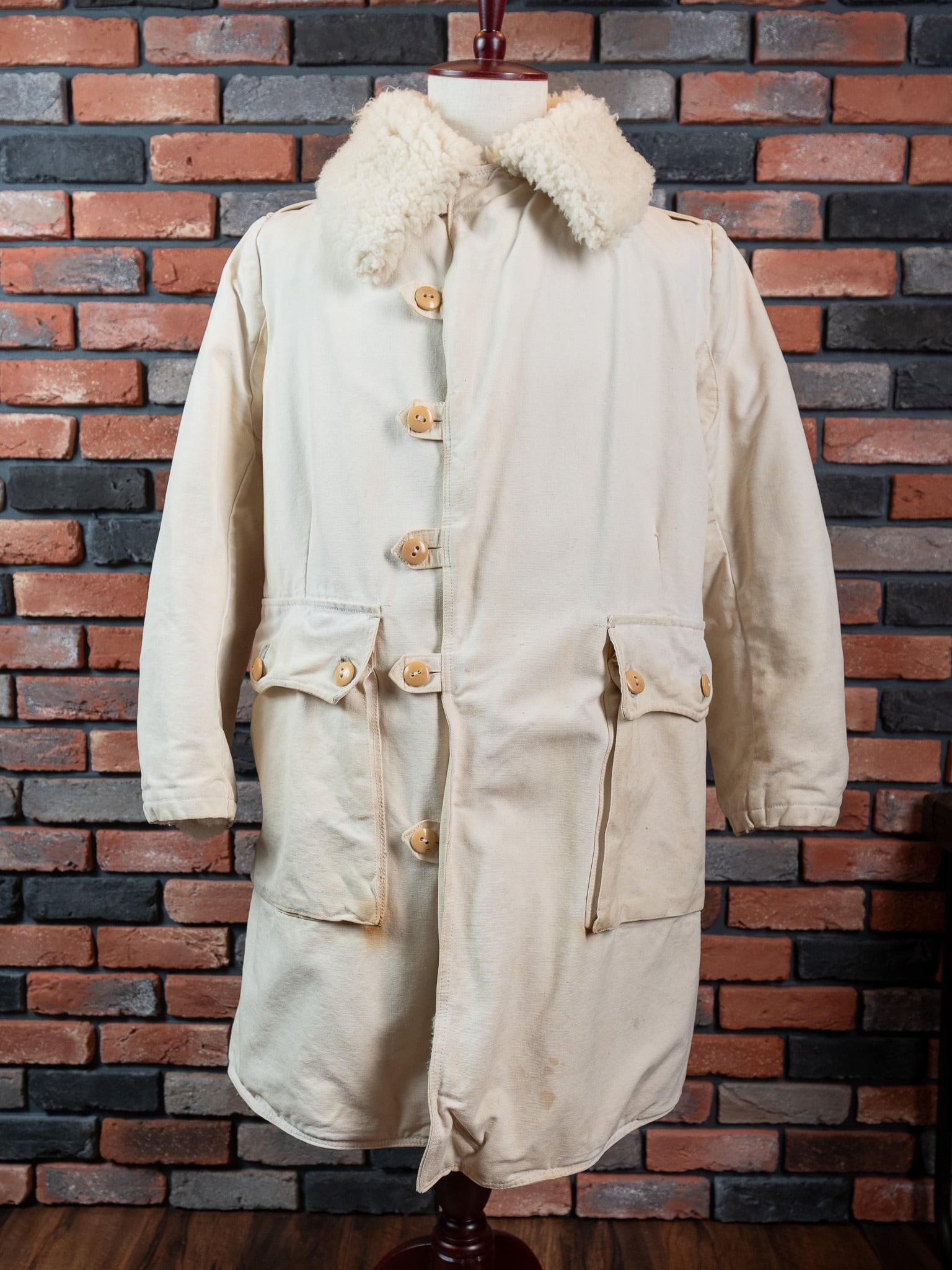 DEADSTOCK】40's Swedish Army M-1909 Coat 実物 スウェーデン軍