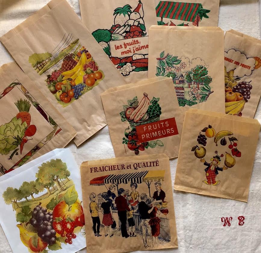 vintageマルシェ袋ばにらしぇーく様ご希望品 マルシェ袋 vintage