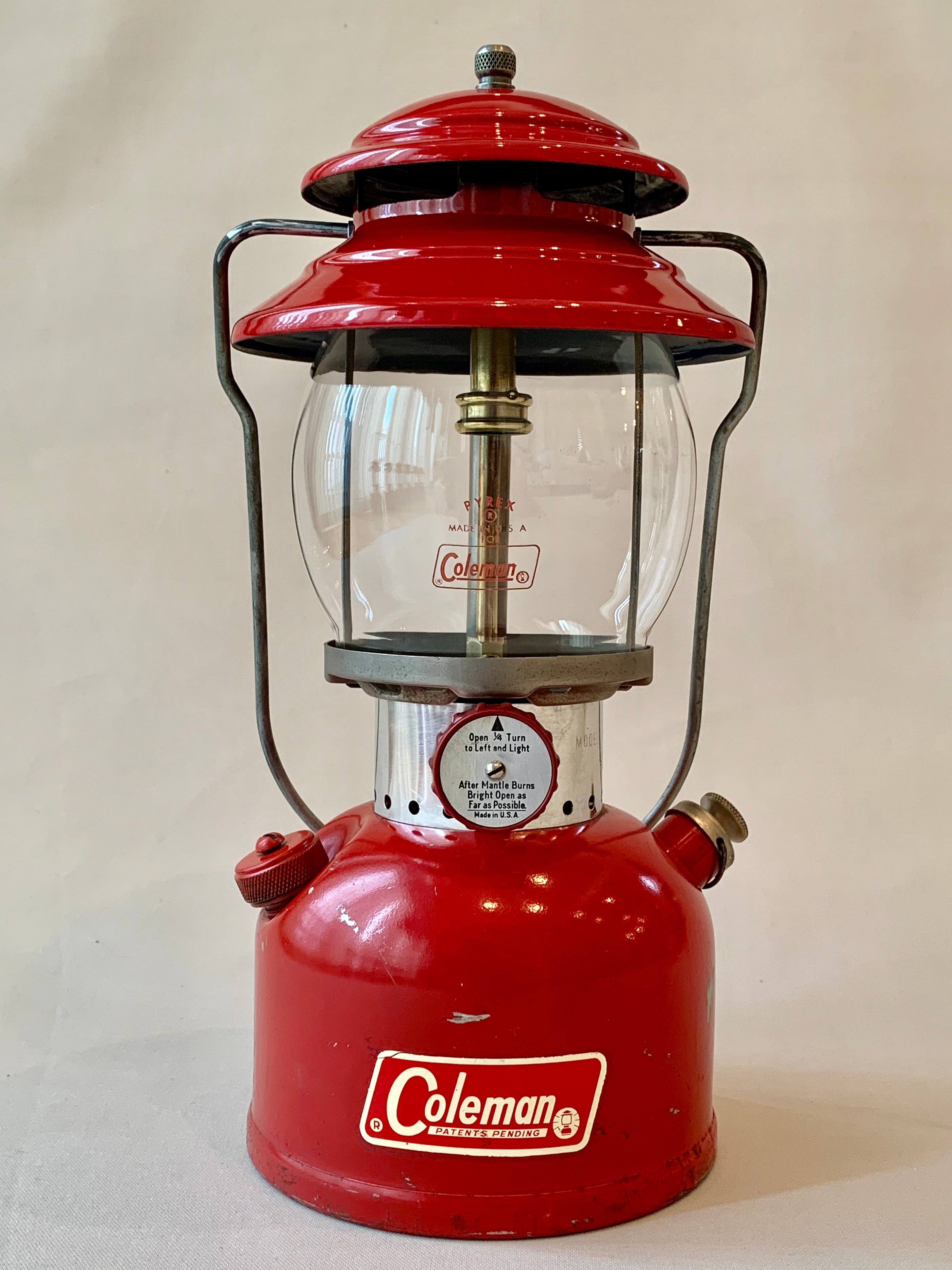 希少1962年5月製造 Colemanコールマン ランタン200A赤枠ハイベンチ