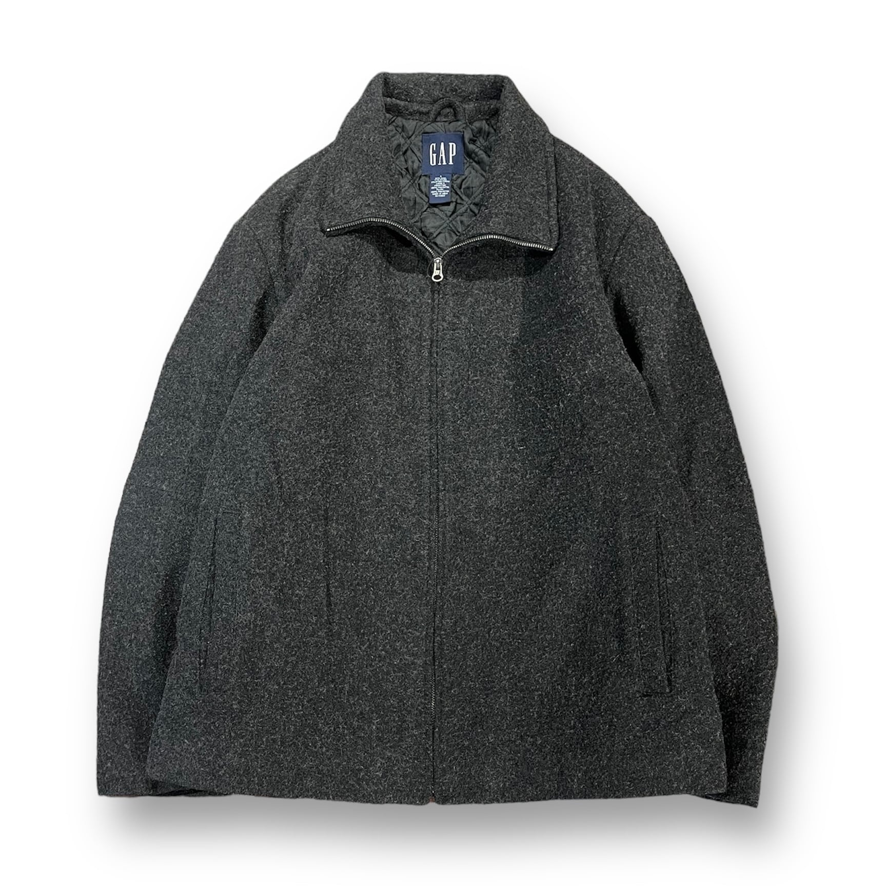 00s GAP ウールジャケット ブルゾン ハーフコート ギャップ Lサイズ