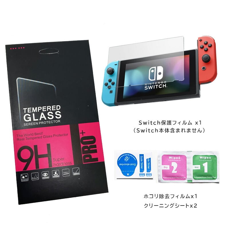 キャリングケース 保護フィルム2点セット Nintedo Switch 任天堂