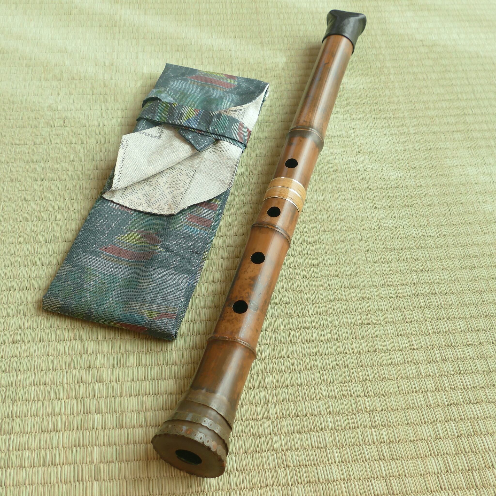 196 尺一尺六寸管曵山銘ジャンク