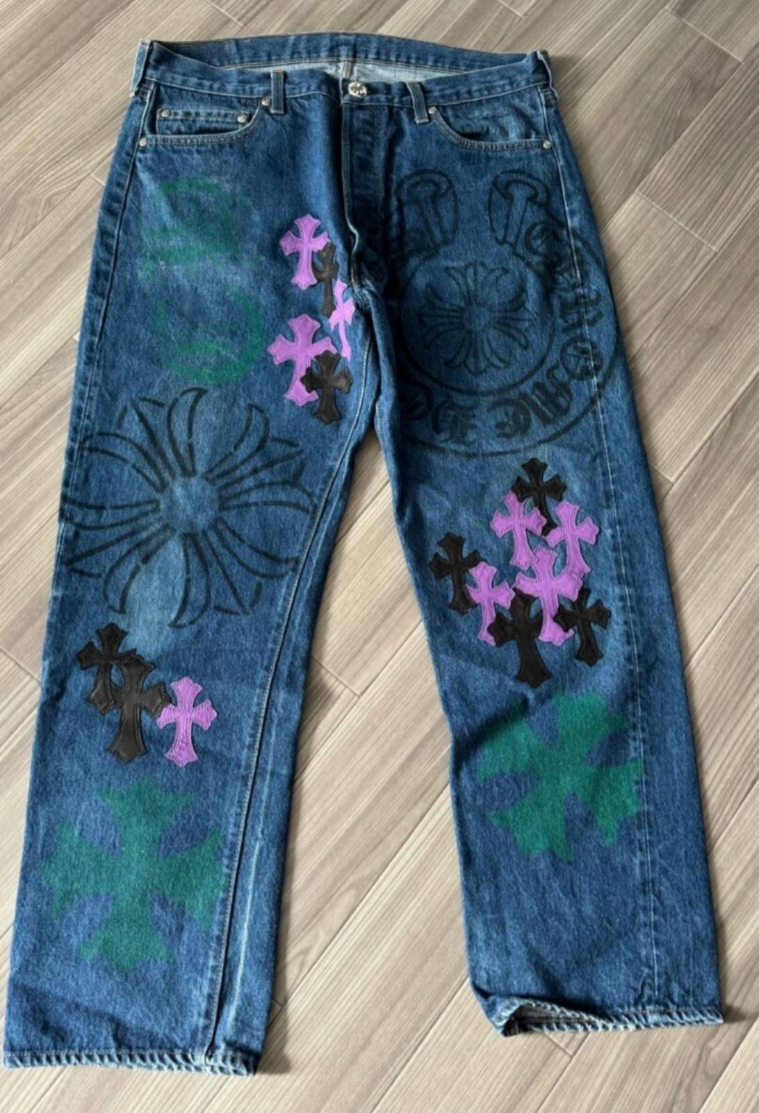 CHROME HEARTS クロムハーツ クロスパッチ デニムパンツ Levi's