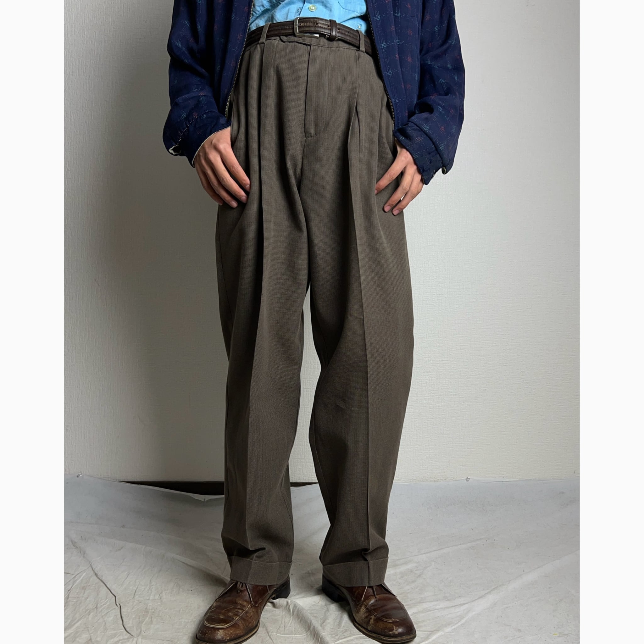 90's Levi's DOCKERS Plaid 2tuck Chino W32 L32 90年代 リーバイス