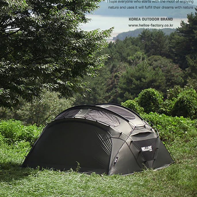 HELLOS Snail Shelter-TPU Door (Snail Option) MB 本体用 Black