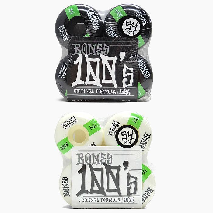 スケボー ウィール】BONES 100'S ORIGINAL FORMULA V4 ボーンズ