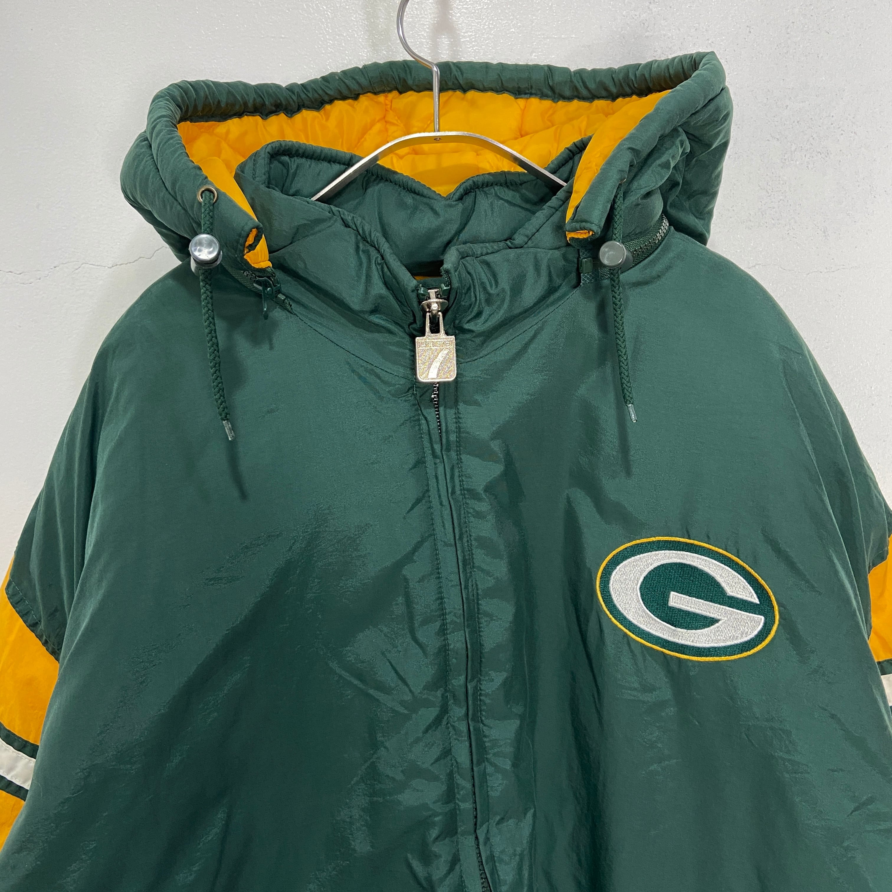 90s NFL グリーンベイパッカーズ 中綿キルティングチームブルゾン NFL