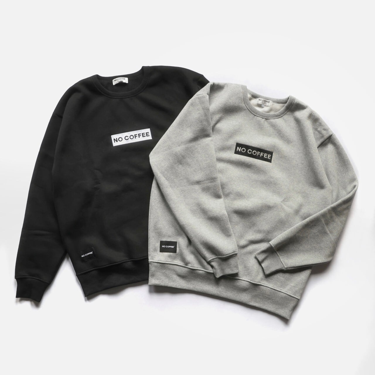 NO COFFEE BOX LOGO CREW SWEAT | NO COFFEE